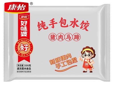 傳統(tǒng)手包水餃豬肉馬蹄